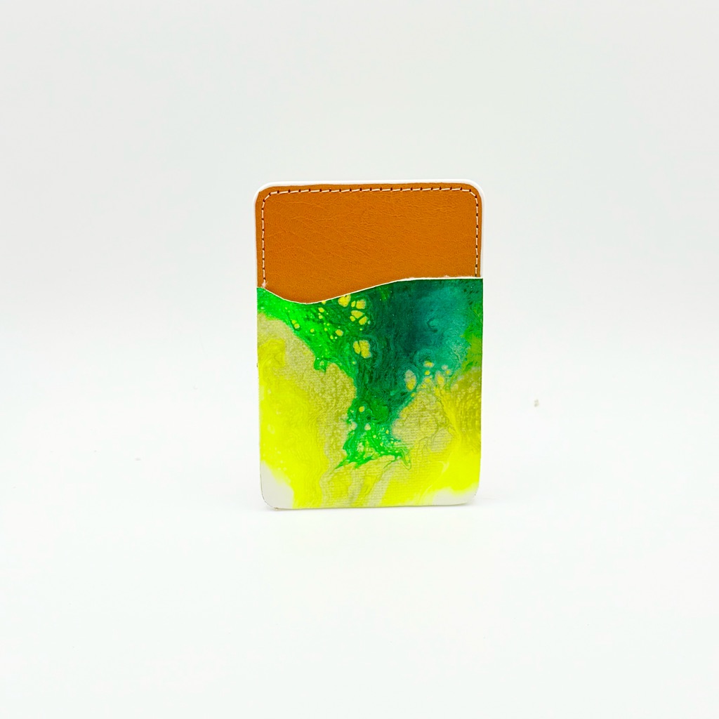 Stylish Tan And Green Phone Case